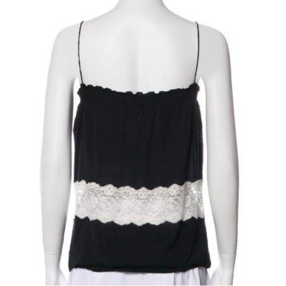 Dolce & Gabbana 00s Silk Lace Camisole strappy tube Chiffon Top whimsygoth S - Picture 3 of 15